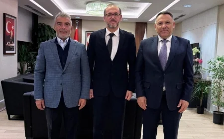Rektör Gürel ve Iğdır Milletvekili Alagöz’den Sağlık Bakan Yardımcısı Okumuş’a Ziyaret