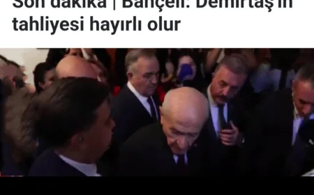 Bahçeli: Demirtaş'ın tahliyesi hayırlı olur