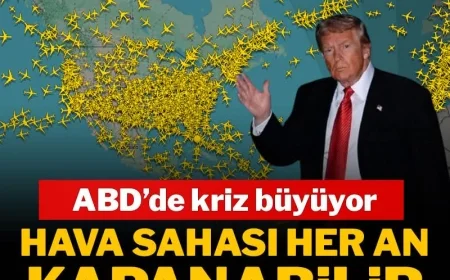 ABD'de kriz büyüyor! Hava sahası her an kapanabilir