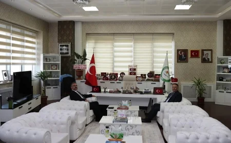 Iğdır Valisi Ercan Turan’dan Rektör Gürel’e Ziyaret