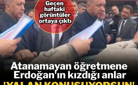Atanamayan öğretmenin şikayeti Cumhurbaşkanı Erdoğan'ı kızdırdı: 'Yalan konuşuyorsun'