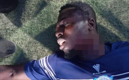 Nijerya’da dehşet: Taraftar futbolcunun boğazını kesti