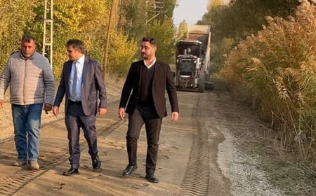 İl Özel İdaremiz, Köy Yollarında Çalışmalarını Aralıksız Sürdürüyor