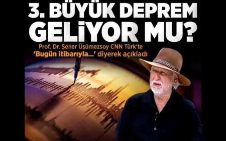 Üçüncü büyük deprem geliyor mu?