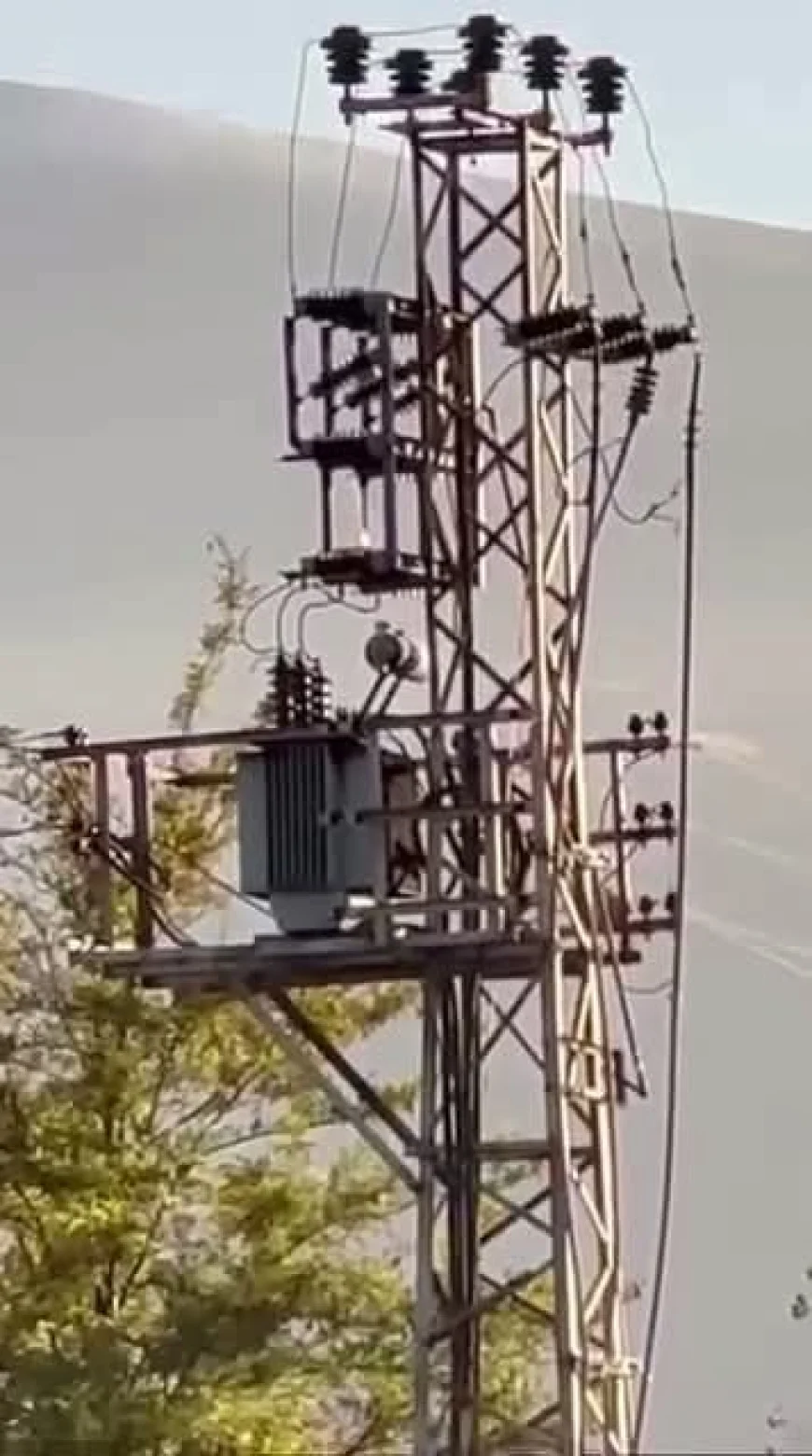Iğdır’da elektrik trafosunda yangın paniği