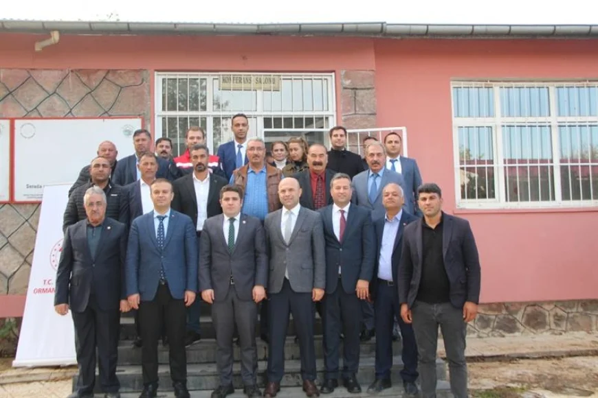 TARIM VE ORMAN BAKANLIĞI KOORDİNASYONUNDA TARIM SAYIMI KAPSAMINDA RESEN KAYITLI ARAZİLERİN TESPİTİNE YÖNELİK TOPLANTI GERÇEKLEŞTİRİLDİ