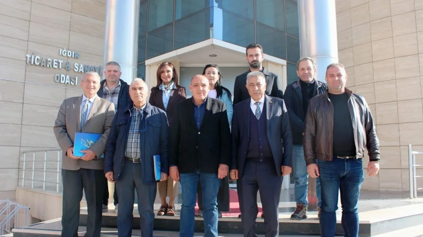 CHP Iğdır İl Yönetiminden Odaya Nezaket Ziyareti