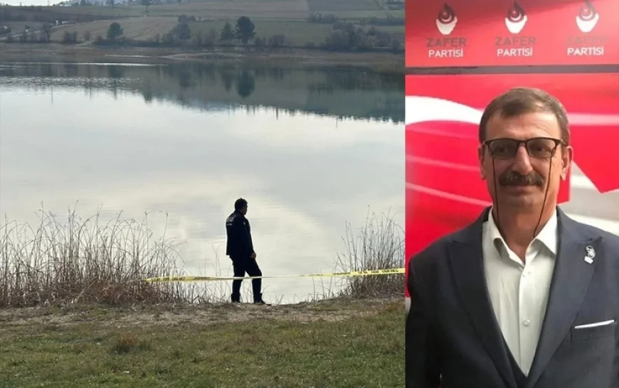 Zafer Partili başkan gölette ölü bulundu