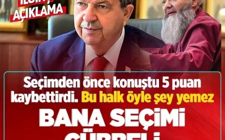 Ersin Tatar’dan ilginç açıklama: "Seçimden önce konuştu 5 puan kaybettirdi. Bu halk öyle şey yemez! Bana seçimi Cübbeli kaybettirdi"