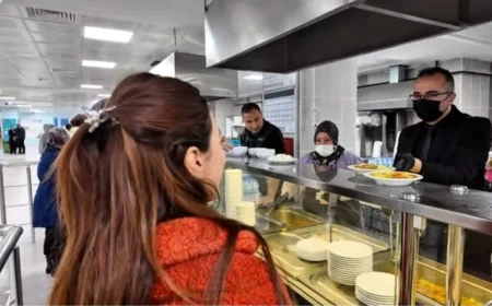 GSB Yurtlarında Gönül Köprüsü: İl Müdürü Şahin, Öğrencilerle İftar Sırasına Girdi