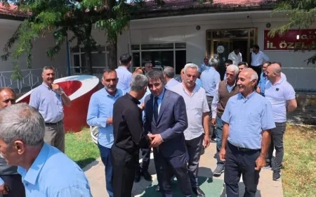 MUHTARLARDAN GENEL SEKRETER YÜKSEL KASIM ÇARMAN’A DESTEK ZİYARETİ