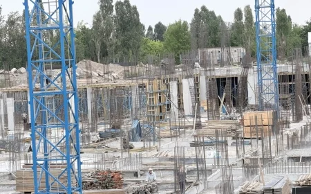 Iğdır Adalet Sarayı İnşaatında Çalışmalar Hız Kesmeden Devam Ediyor