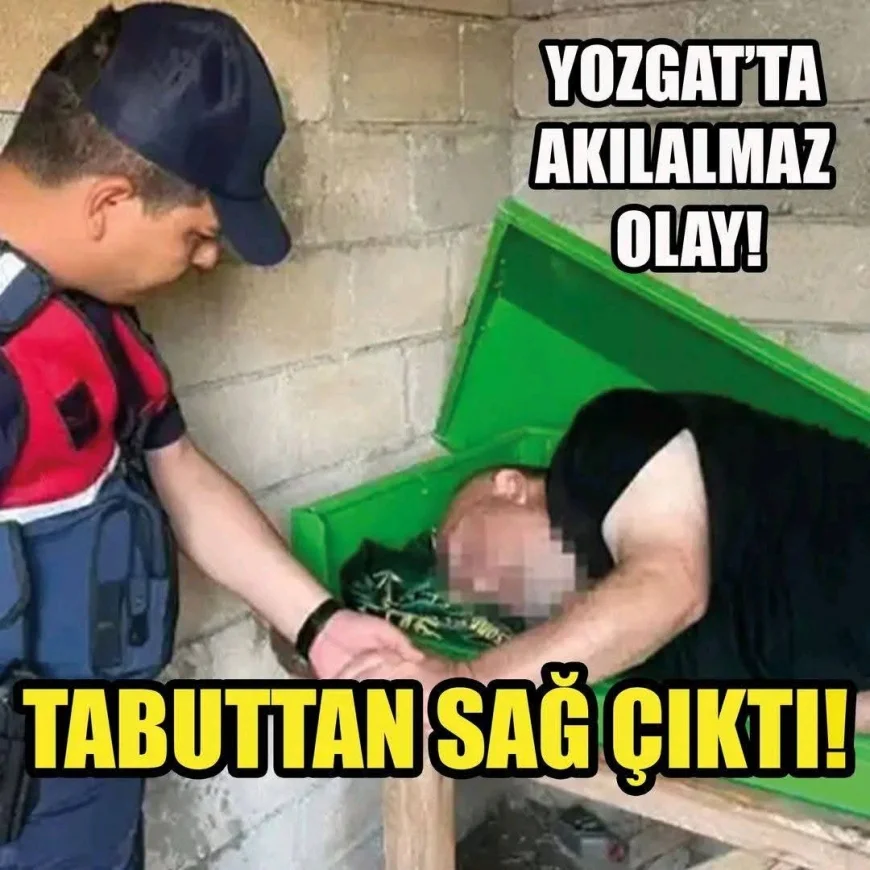 YOZGAT'TA ŞOKE EDEN OLAY: ÖLDÜ SANILAN VATANDAŞ TABUTTAN SAĞ ÇIKTI!