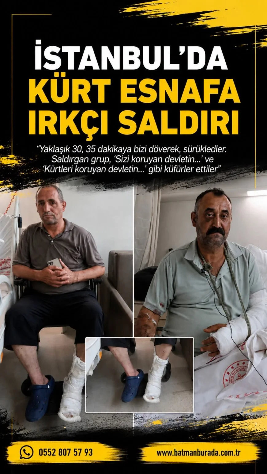 İstanbul’un Sarıyer ilçesinde Kürt esnafa ırkçı saldırı