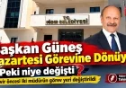 Başkan Güneş Pazartesi Görevine Dönüyor