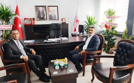 AK Parti Iğdır İl Başkanı Ayaz’dan Bektaş’a Ziyaret
